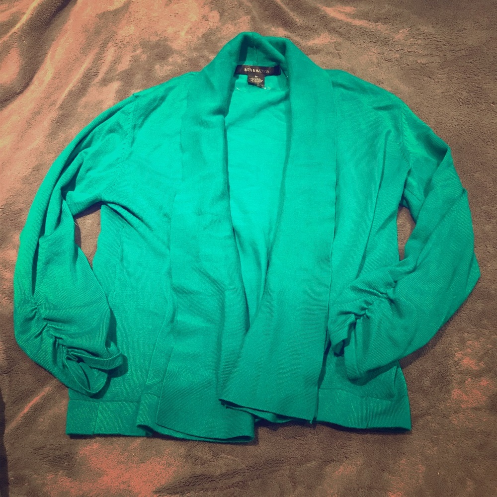 Teal sweater
